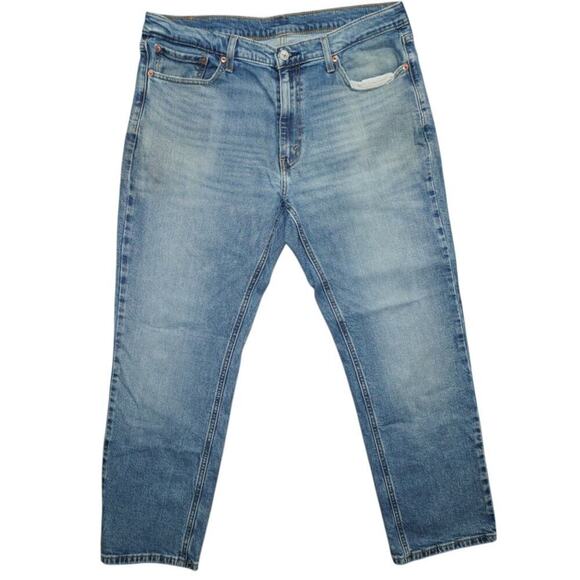 Levi’s 541 Athletic Taper Jeans Men’s W36 L30 Light Wash Stretch Denim USA - Picture 2 of 10